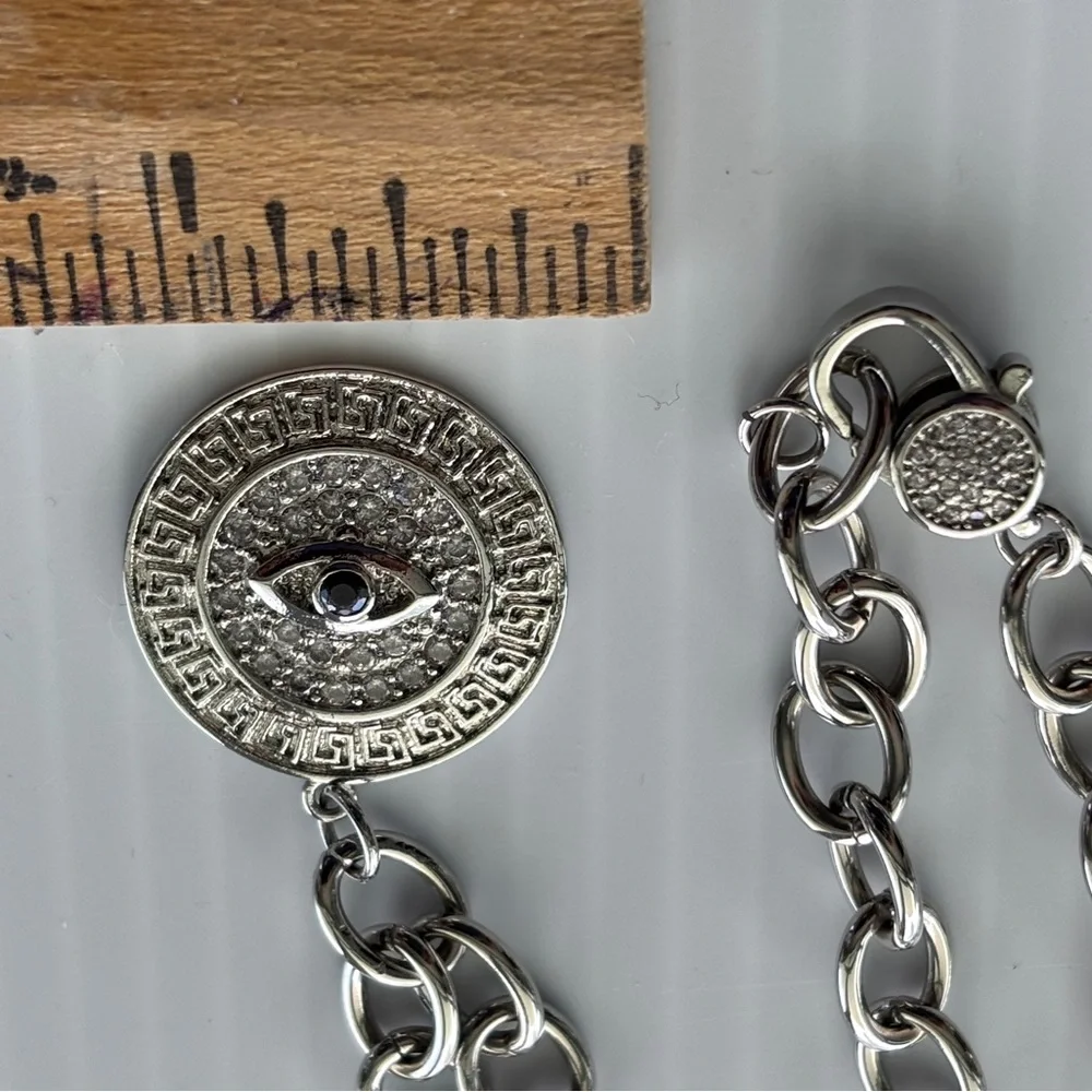 Mystic Eye Silver Pendant Necklace